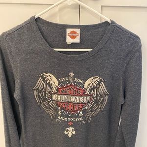 Harley Davidson Med Long Sleeve Shirt